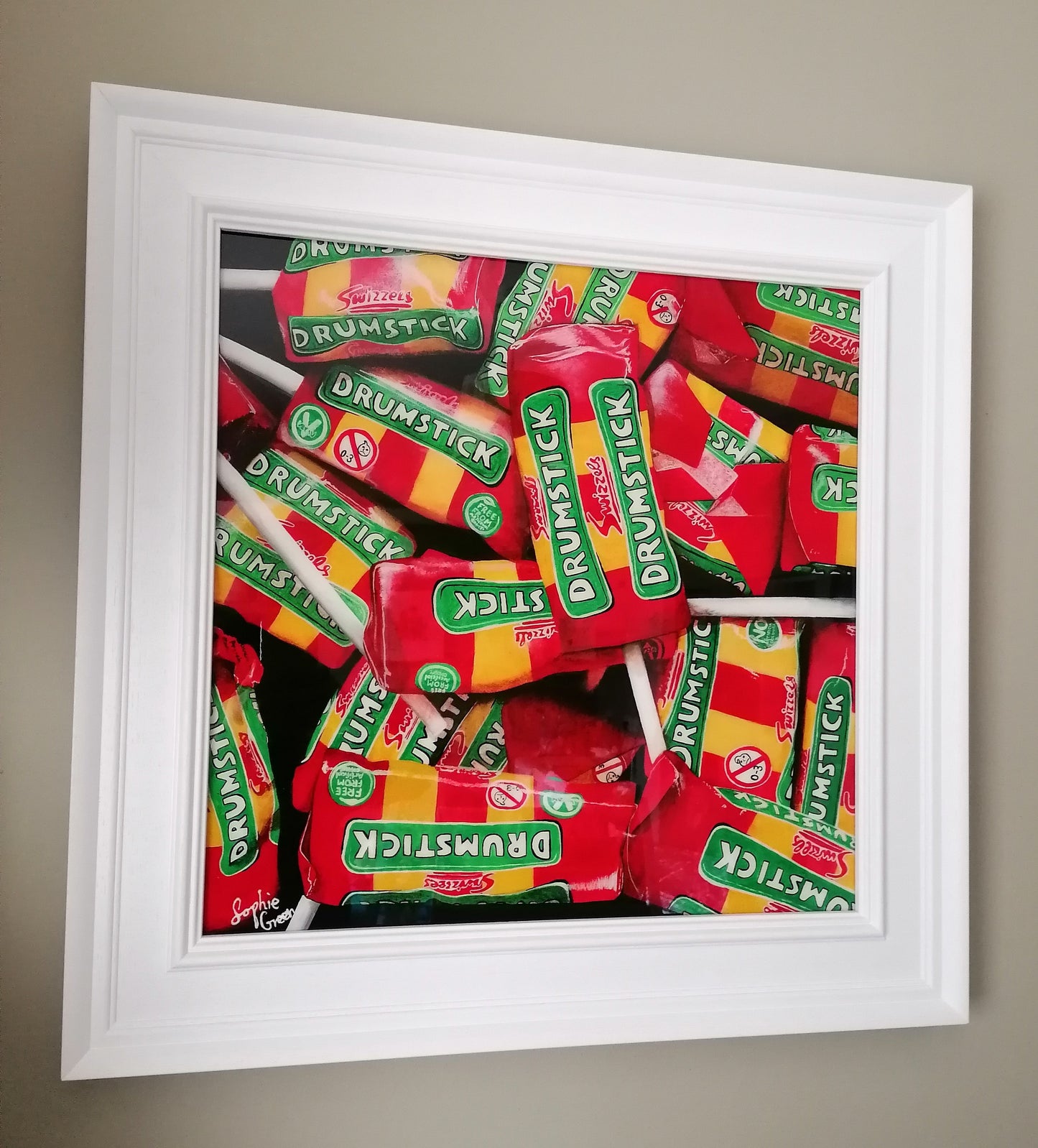 Drumsticks - Original Acrylic and Resin Artwork