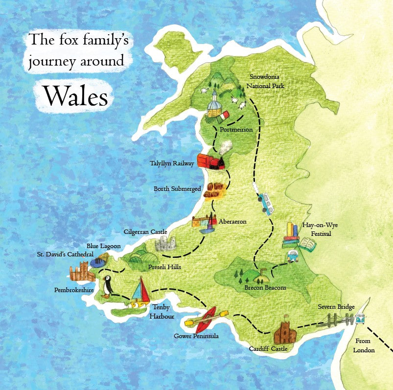 The Travelling Fox Twins: Journey to Wales