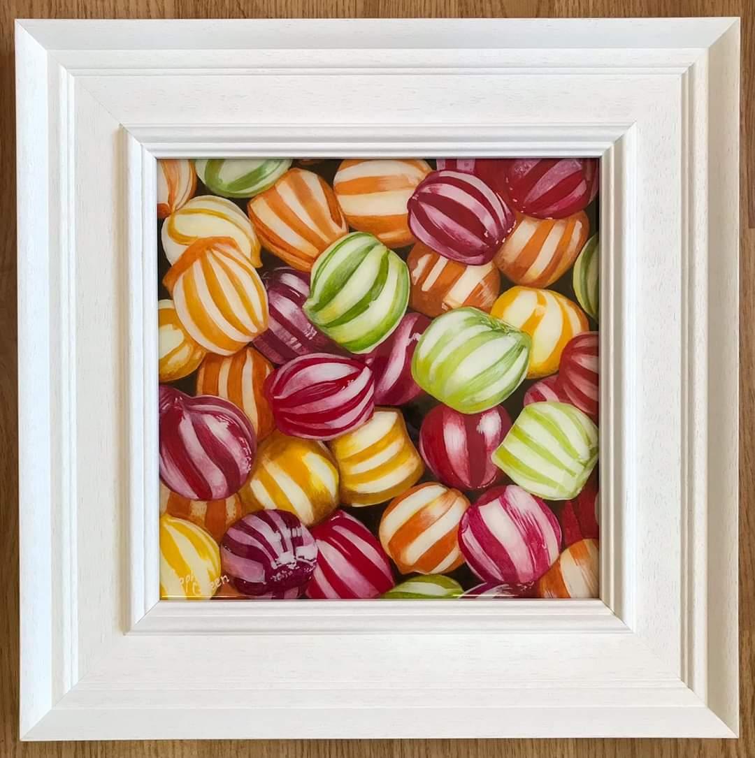 Fruit Rounders - Original Acrylic and Resin Artwork