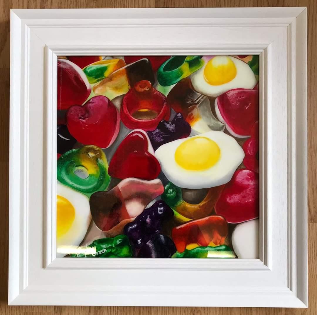 Haribo - Original Acrylic and Resin Artwork