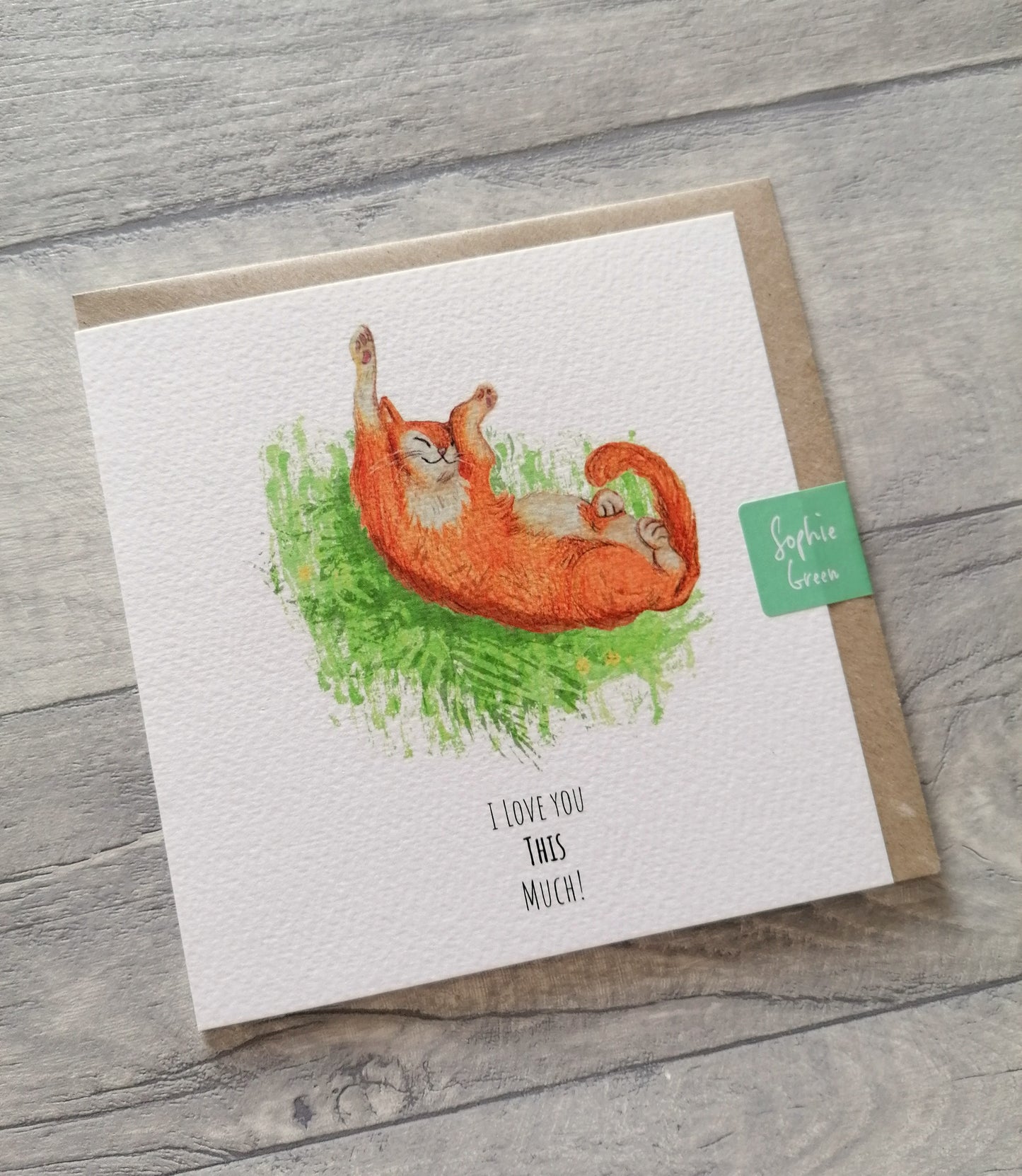 I Love You This Much - Card and Coaster set