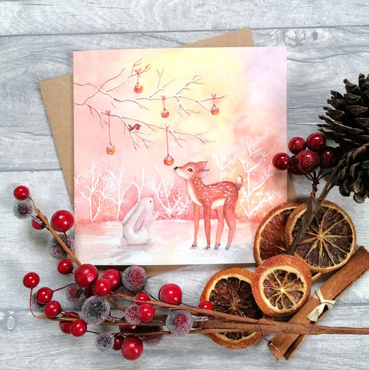 Winter Glow - Greeting Card