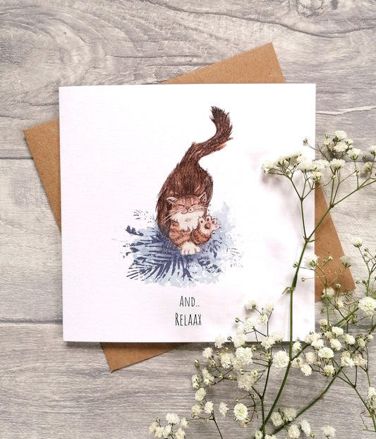 And.. Relaax - Greeting Card