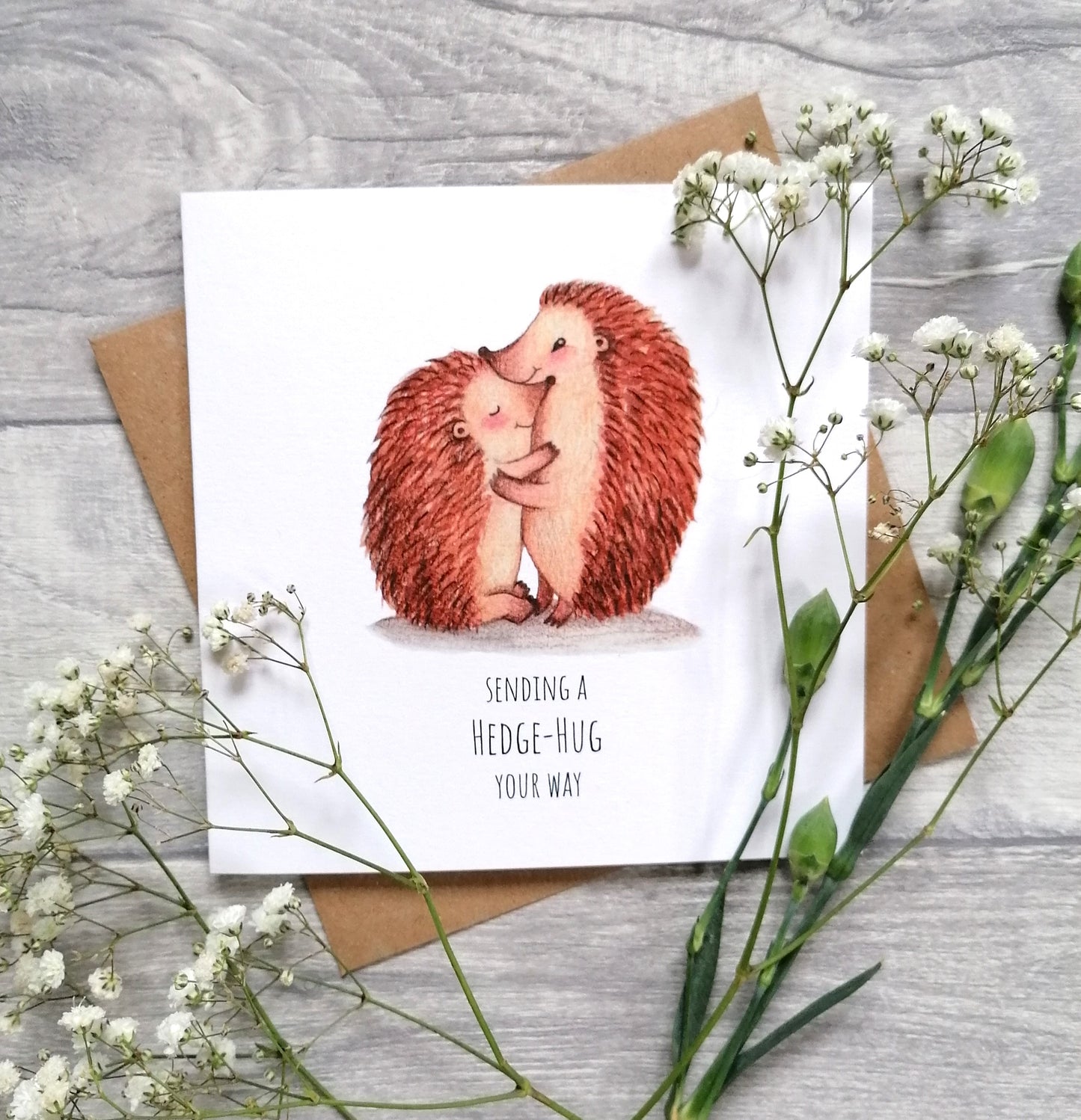 Hedge-hug - Greeting Card