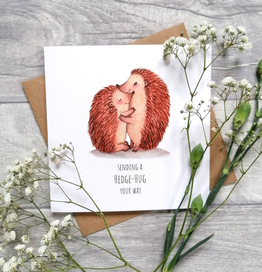 Hedge-hug - Greeting Card