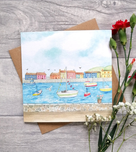 Aberaeron - Greeting Card