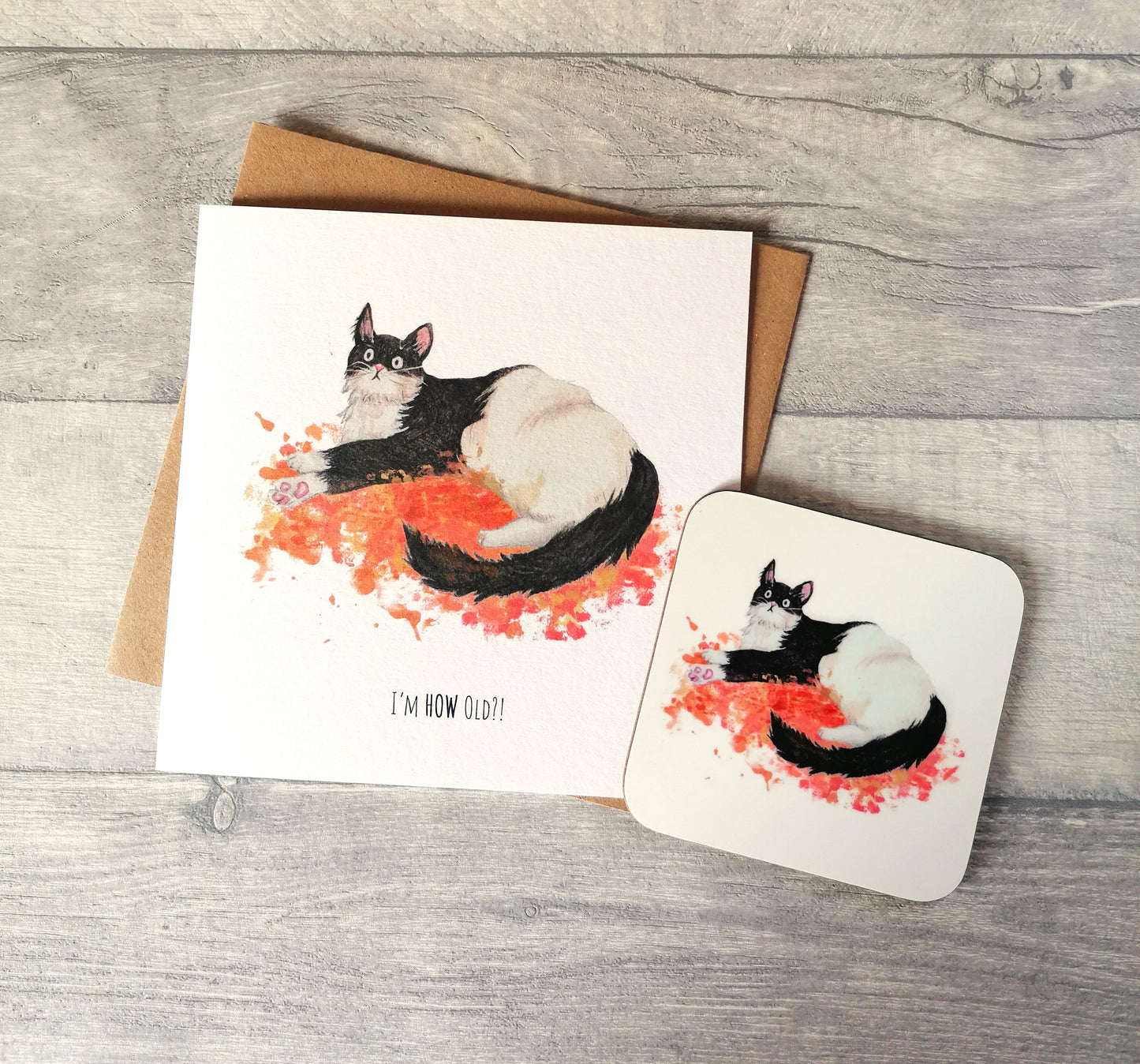 I'm How Old?! - Card and Coaster set