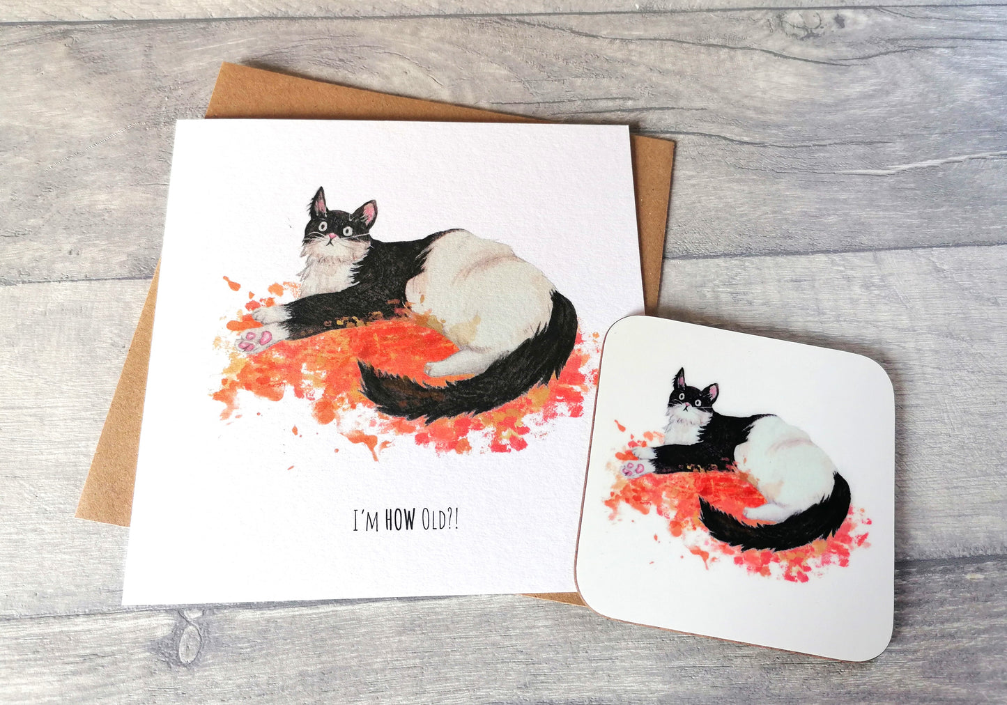 I'm How Old?! - Card and Coaster set