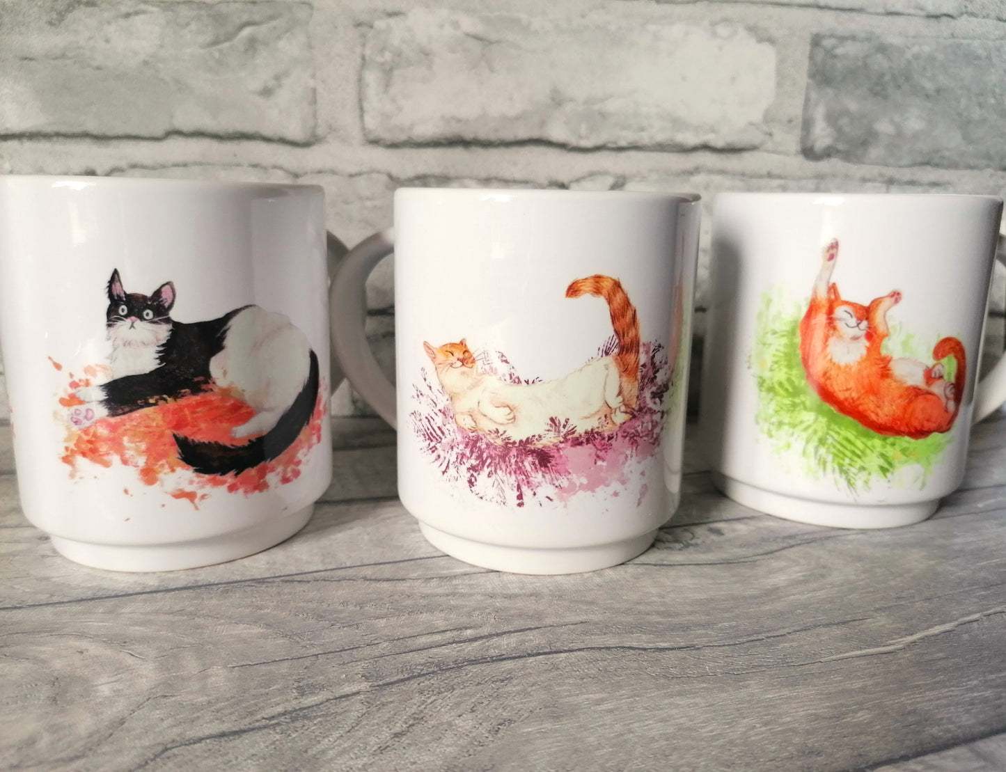 Cats - Nesting Mug Tower