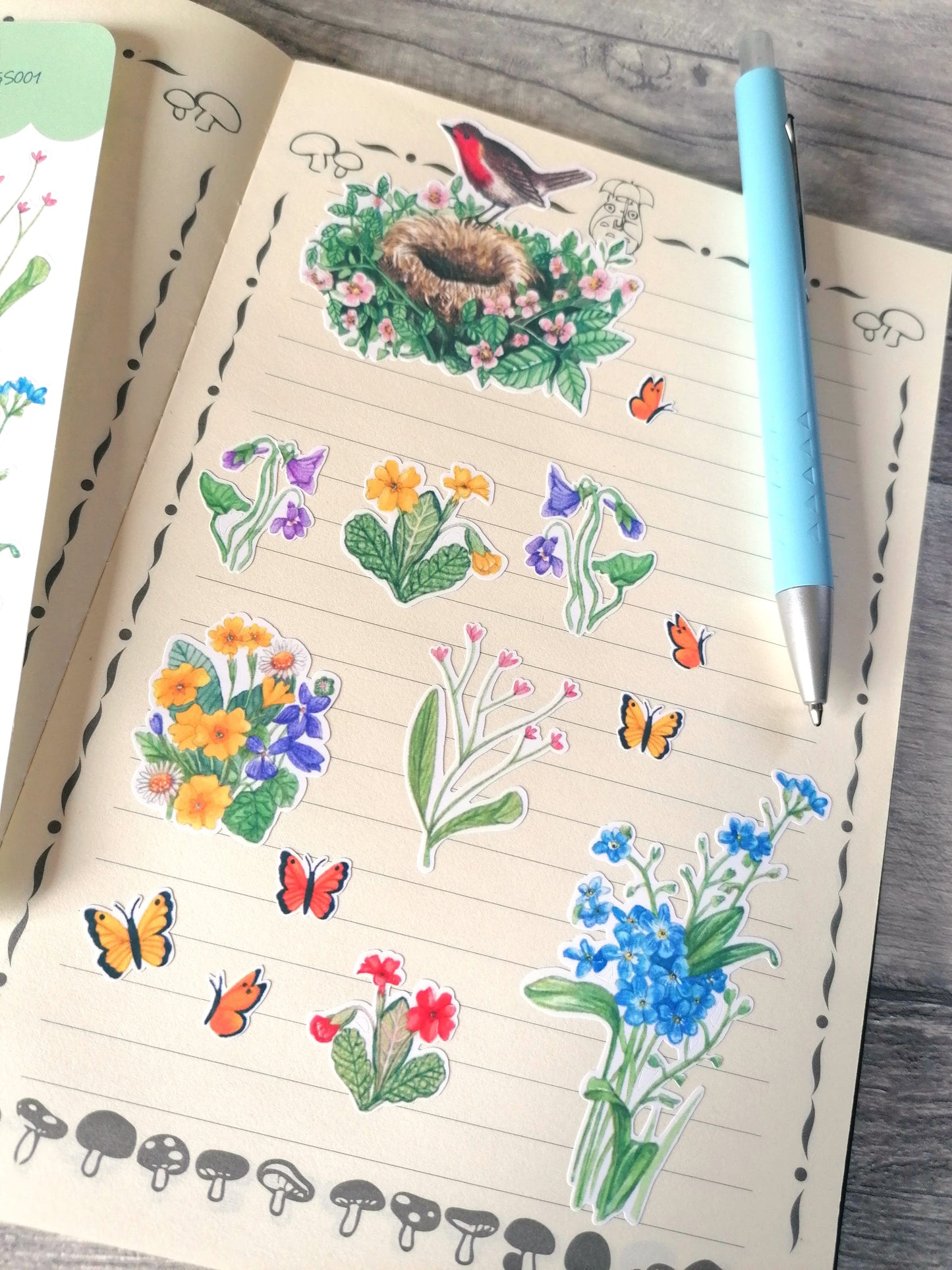 Spring Flowers - Sticker Sheet