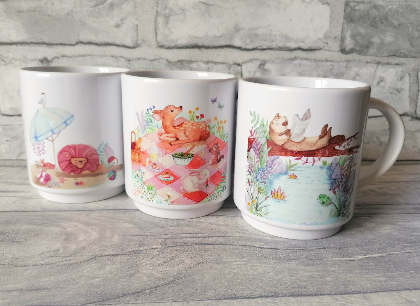 Animals - Nesting Mug Tower