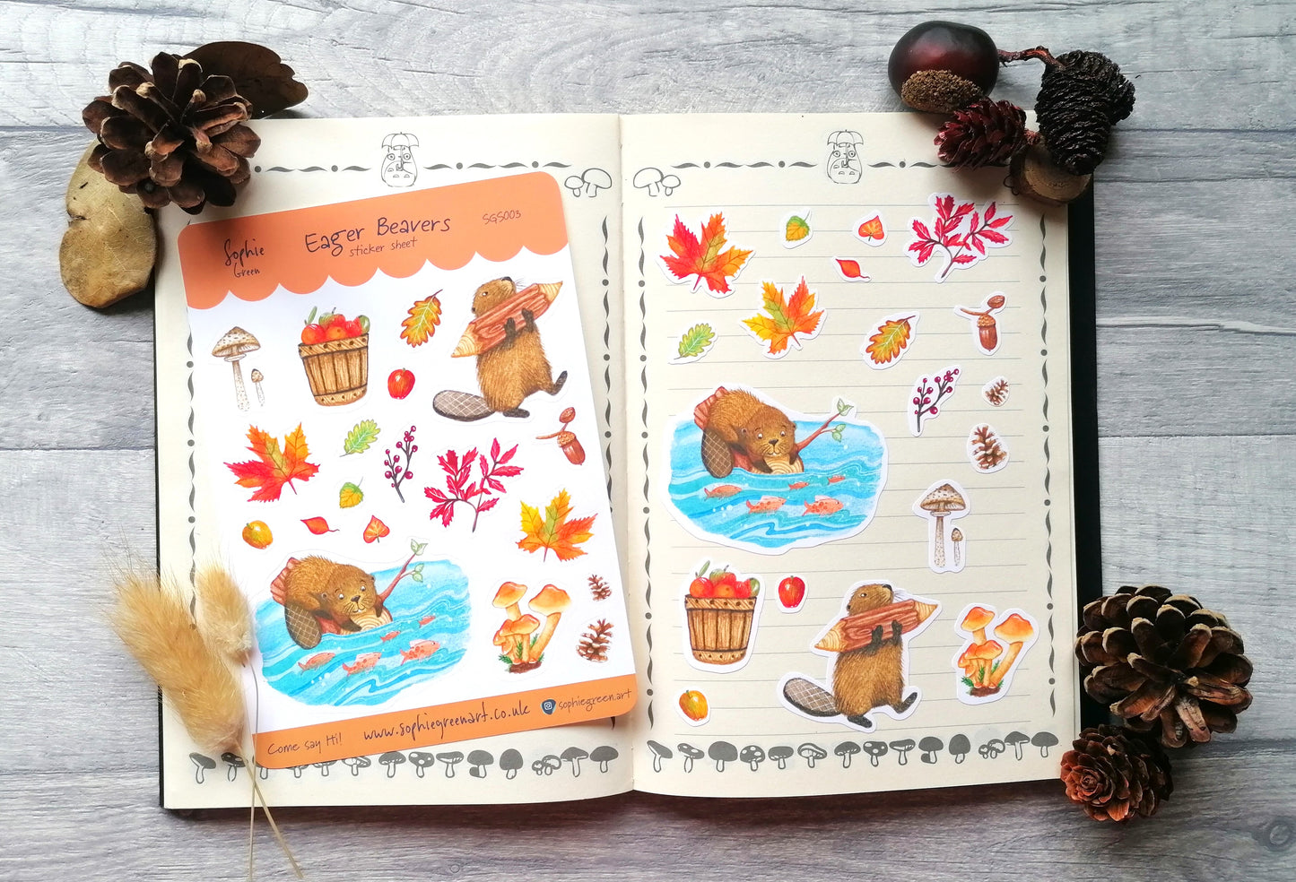 Eager Beavers - Sticker Sheet