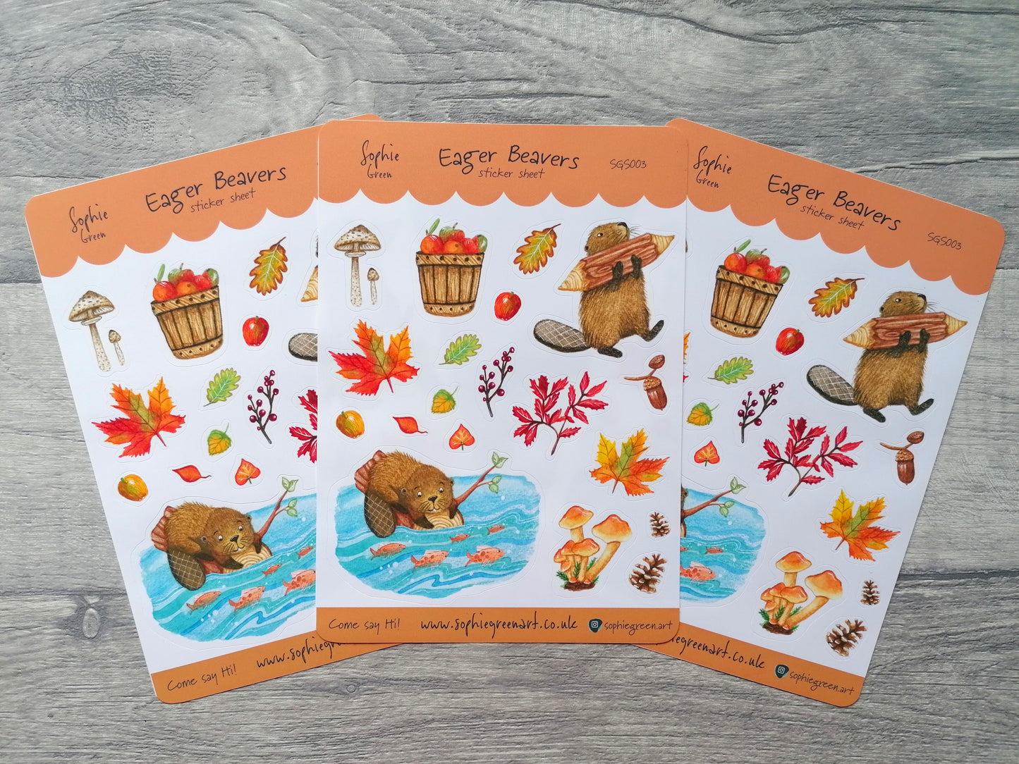 Eager Beavers - Sticker Sheet