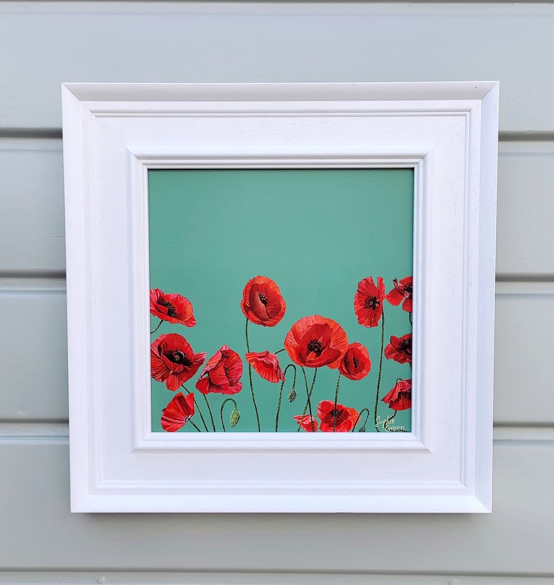 Peace - Poppies - Original Acrylic Painting