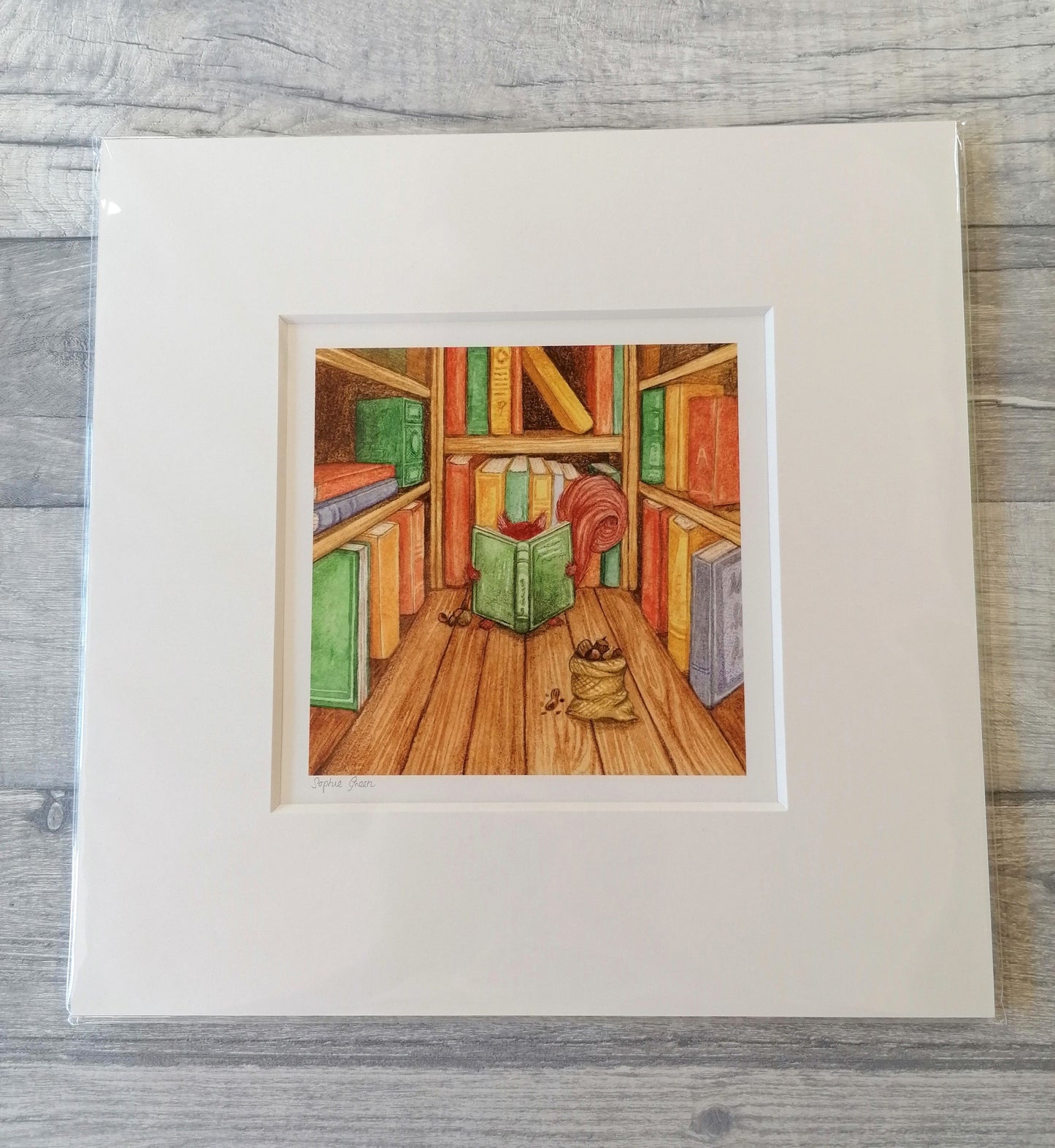 Reading Nook - Mounted Print