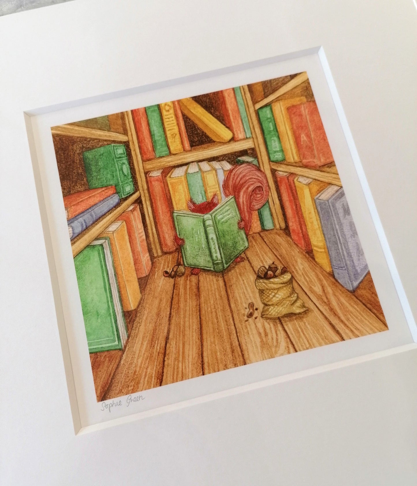 Reading Nook - Mounted Print