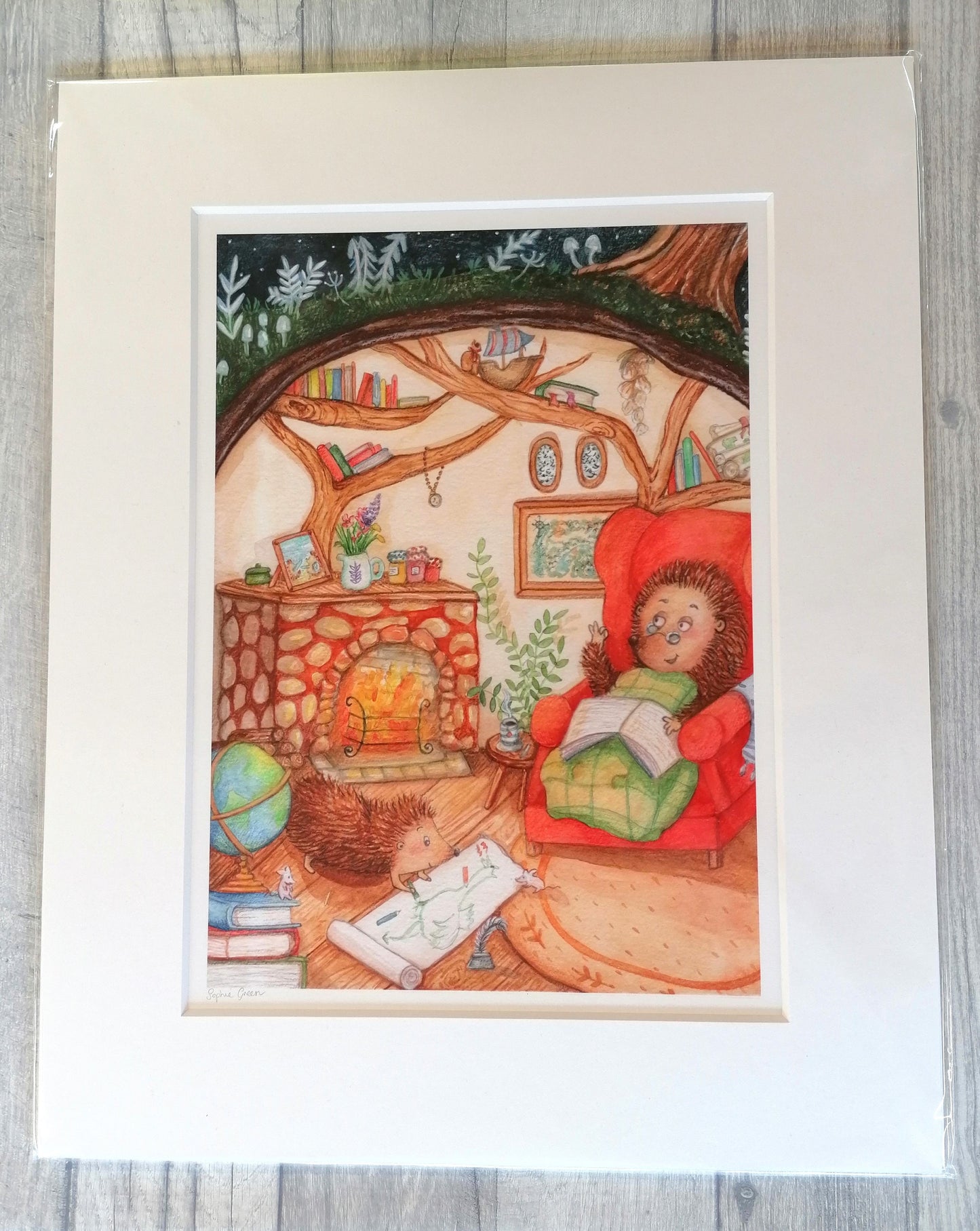 I am Many Stories - Mounted Print