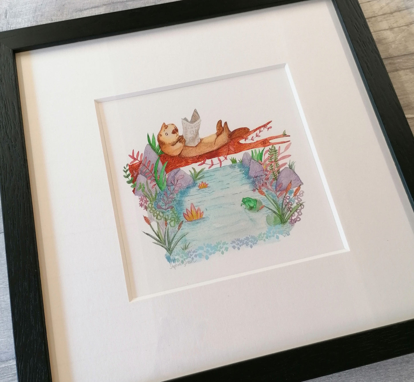 Daily Otter - Mounted Print