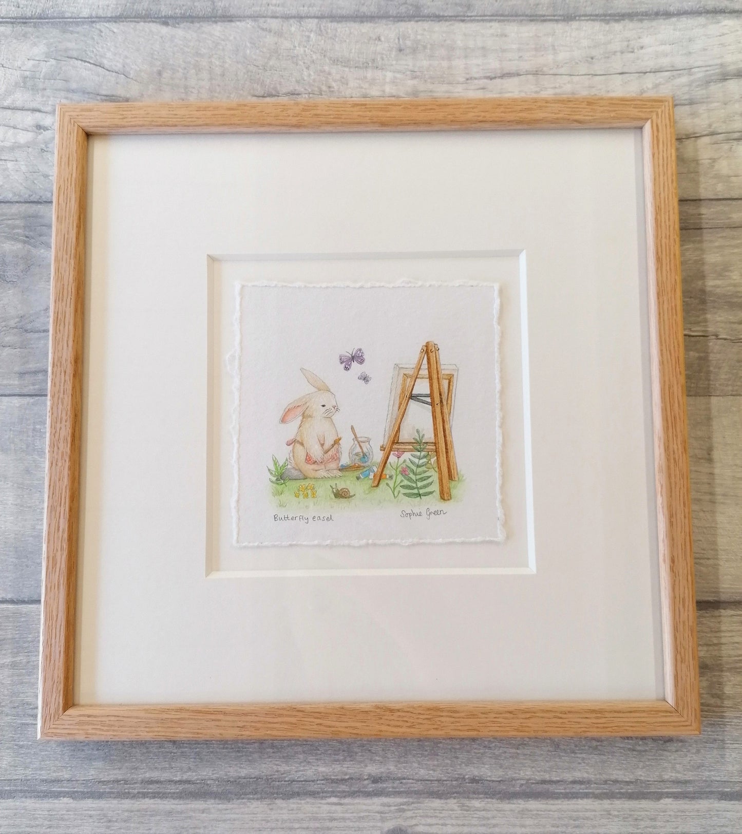 Butterfly Easel - Original Watercolour Artwork