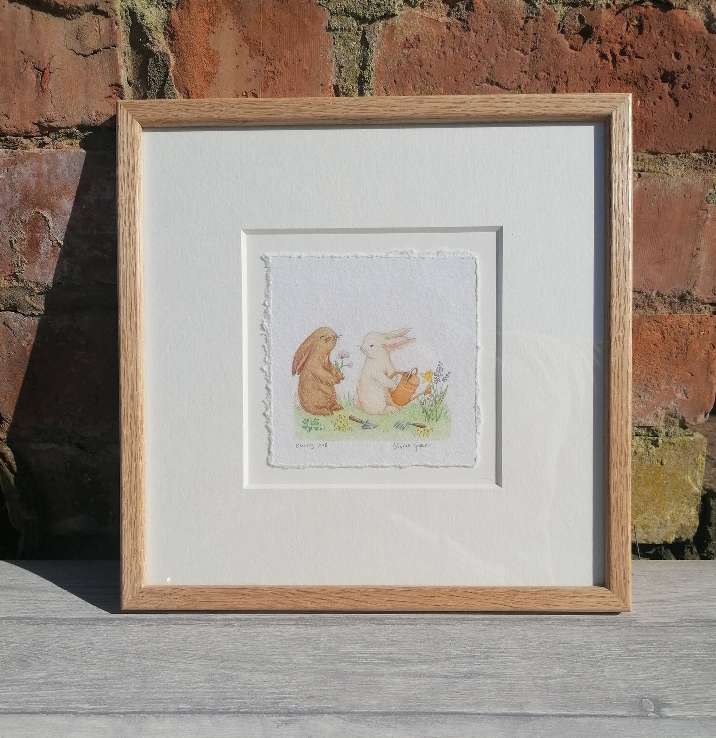 Bunny Love - Original Watercolour Artwork