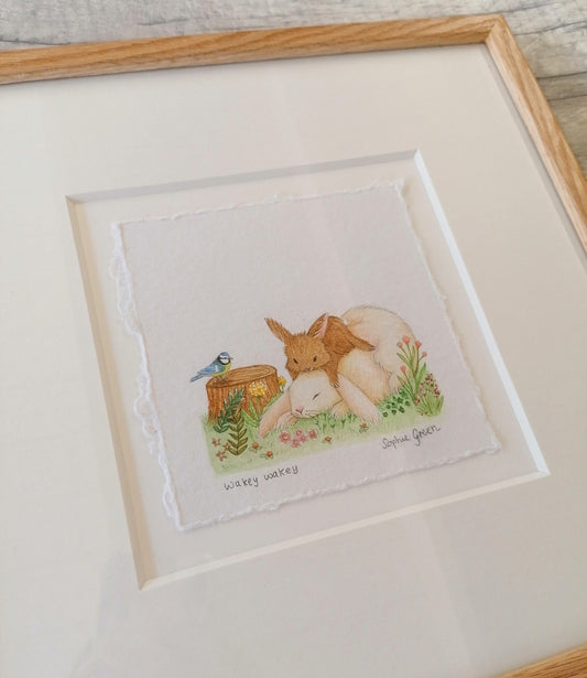 Wakey Wakey - Original Watercolour Artwork