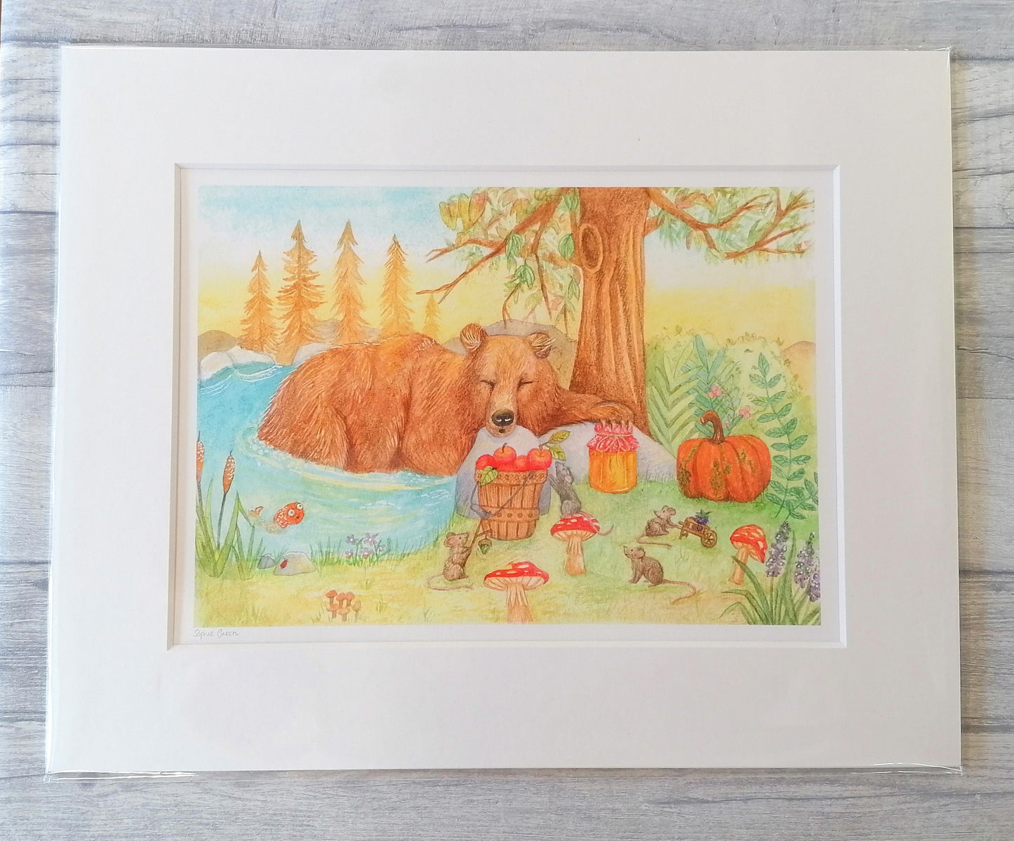 Quiet as a Mouse - Mounted Print