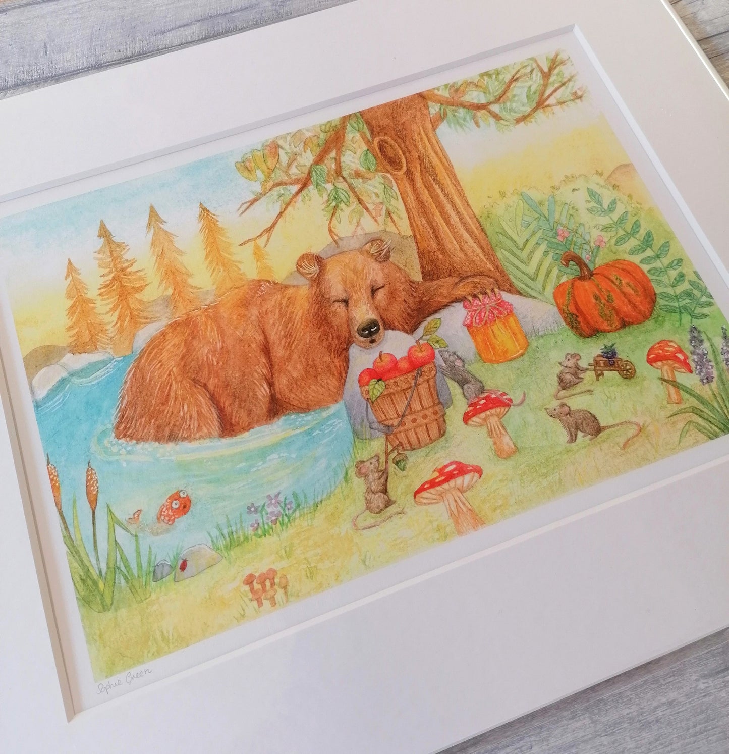 Quiet as a Mouse - Mounted Print