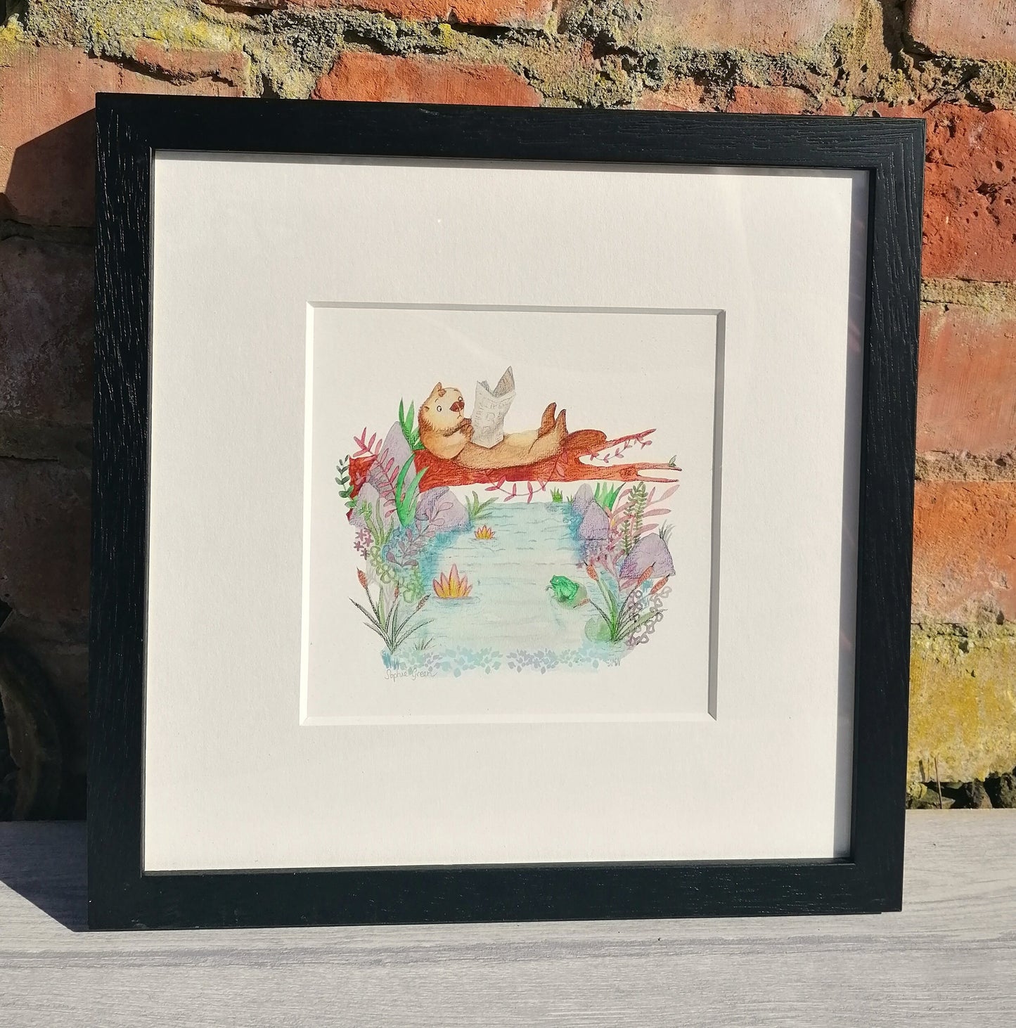 Daily Otter - Mounted Print