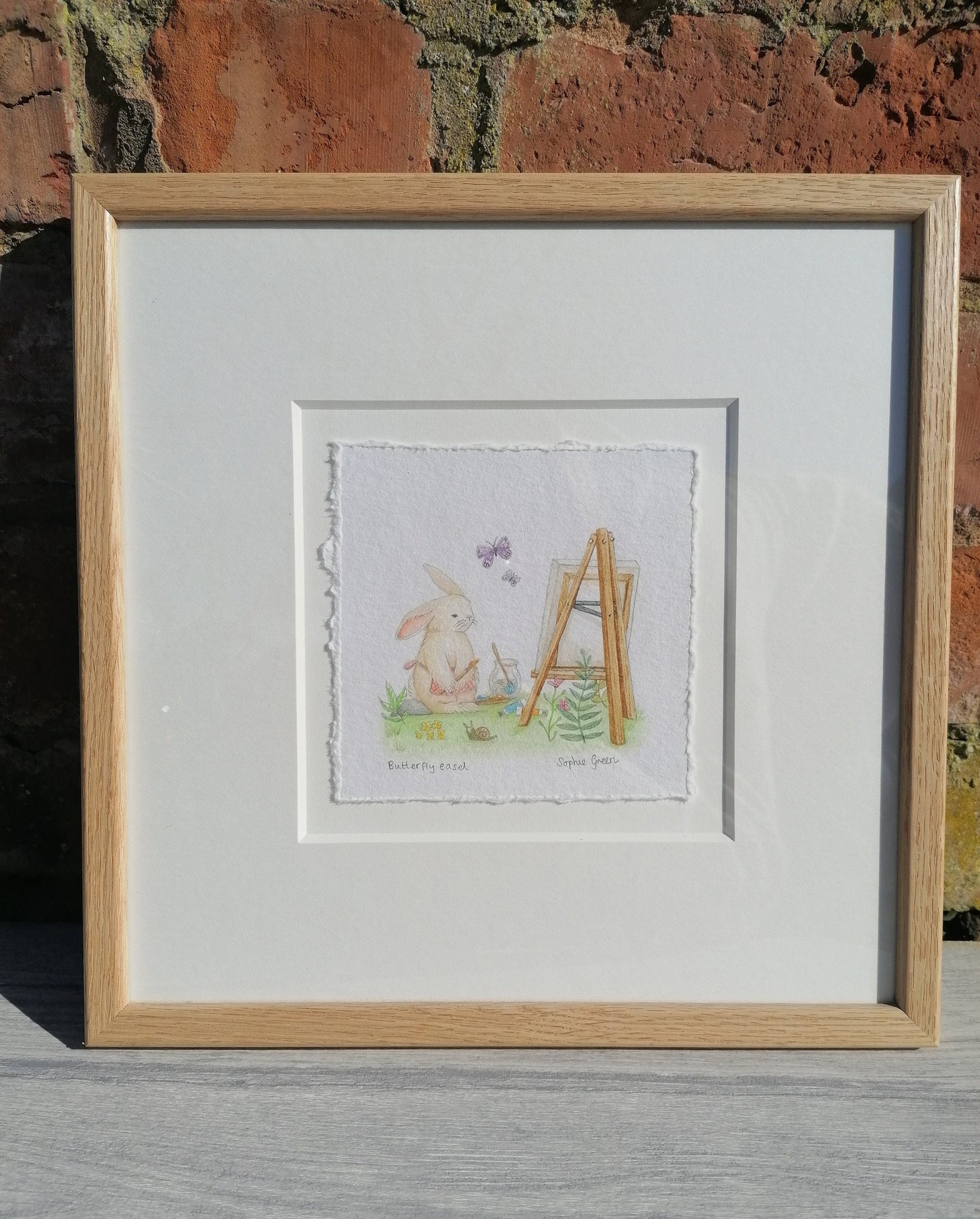 Butterfly Easel - Original Watercolour Artwork