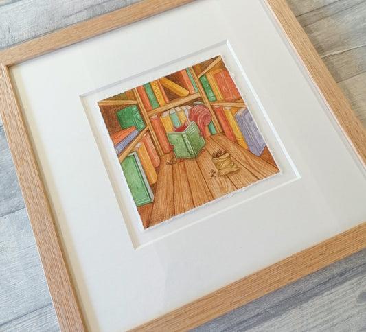 Reading Nook - Original Watercolour Artwork