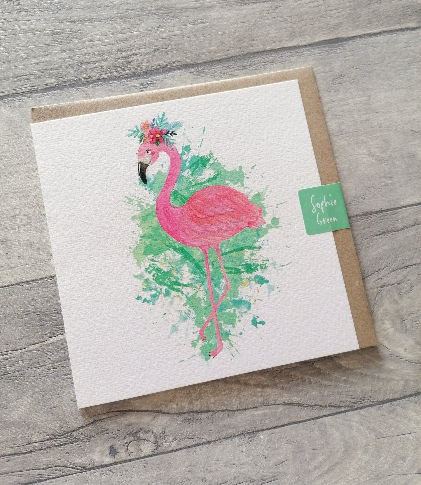 Flamingo - Greeting Card