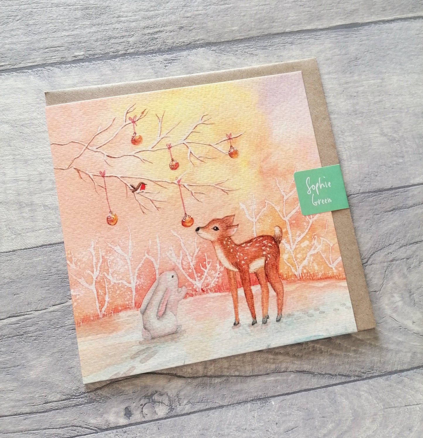 Winter Glow - Greeting Card