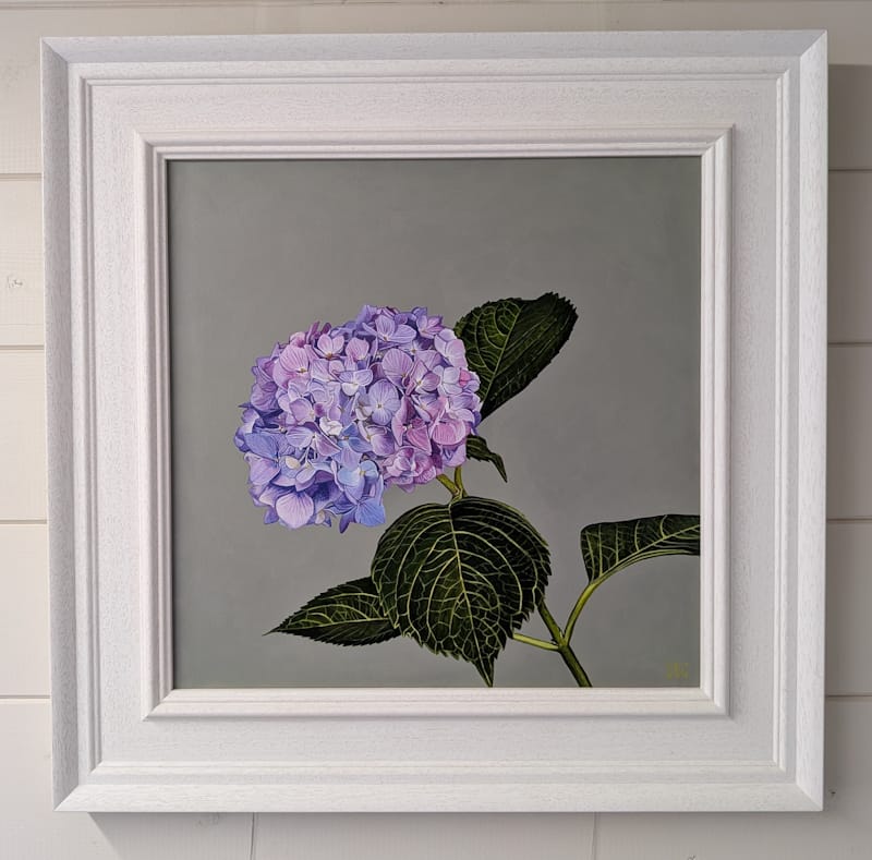 Hydrangeas - Pigeon - Original Acrylic Artwork