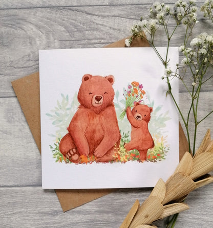 Mama Bear - Card and Coaster set