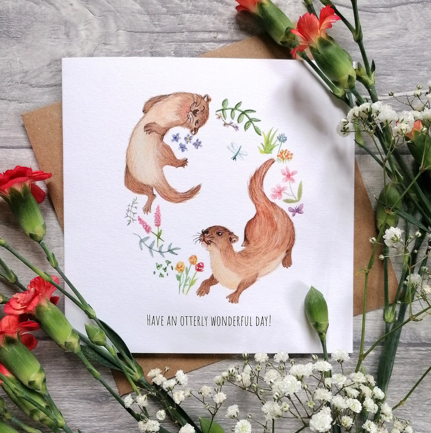 Otterly Wonderful - Greeting Card