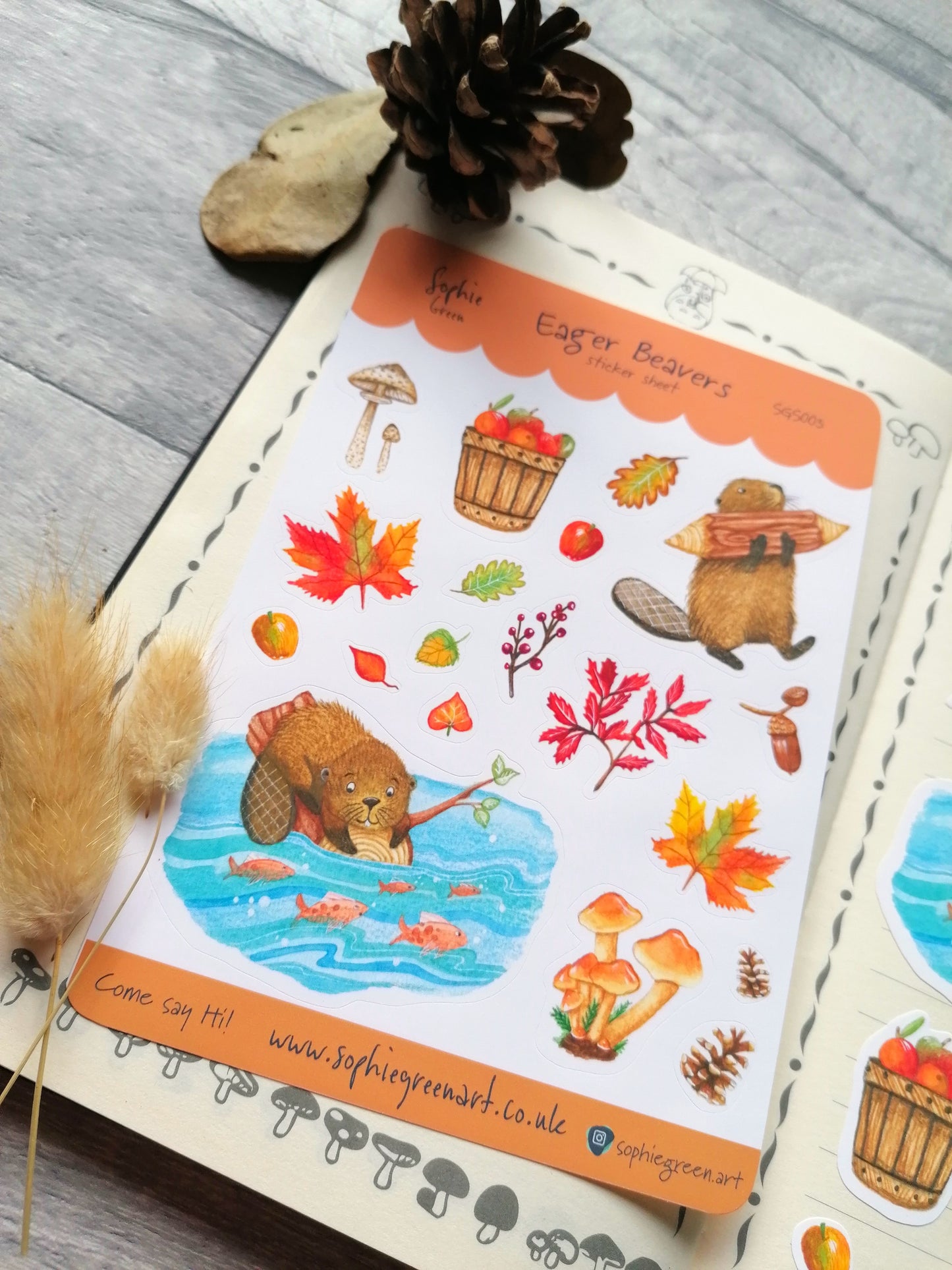 Eager Beavers - Sticker Sheet