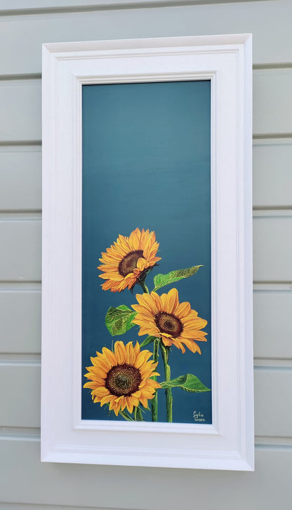 Happiness - Sunflowers - Original Acrylic Painting