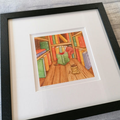 Reading Nook - Mounted Print